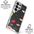 Dark Color Pop Galaxy S25 Ultra Clear Case